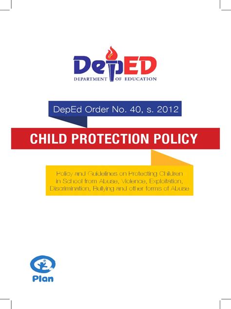 DepEd Child Protection Policy Booklet .